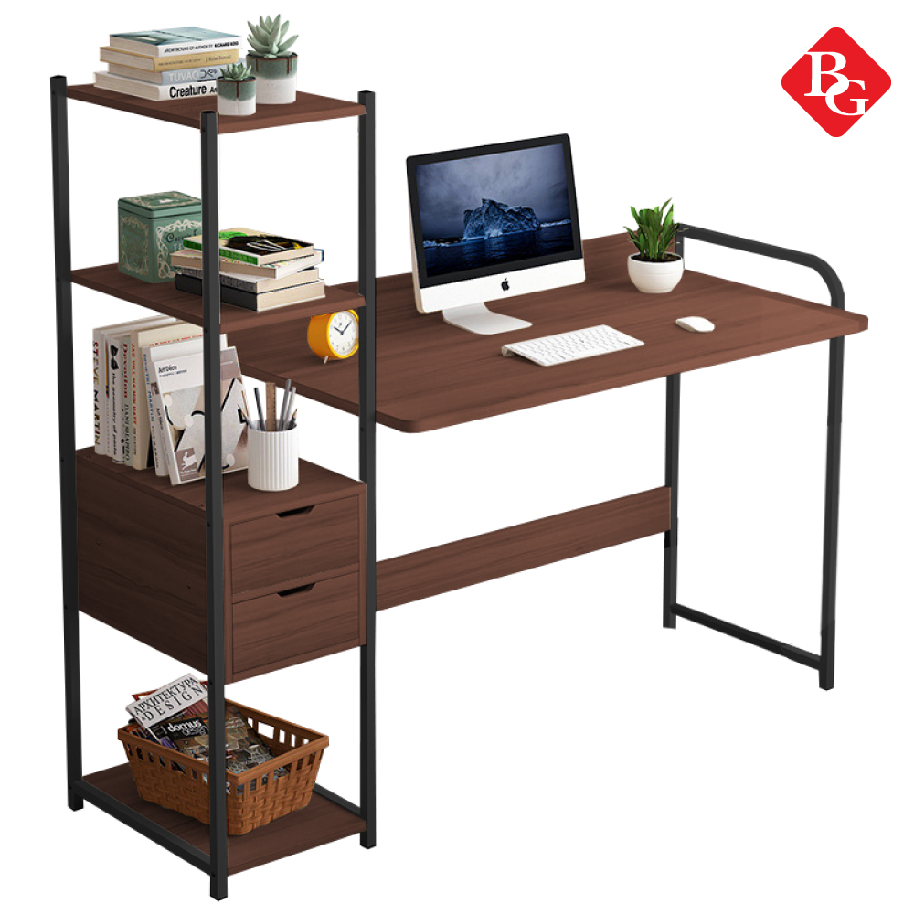 BG-Bàn Làm Việc Đa Năng.Tiện Lợi Mới Nhất 2021 B2004 Nâu vân gỗ