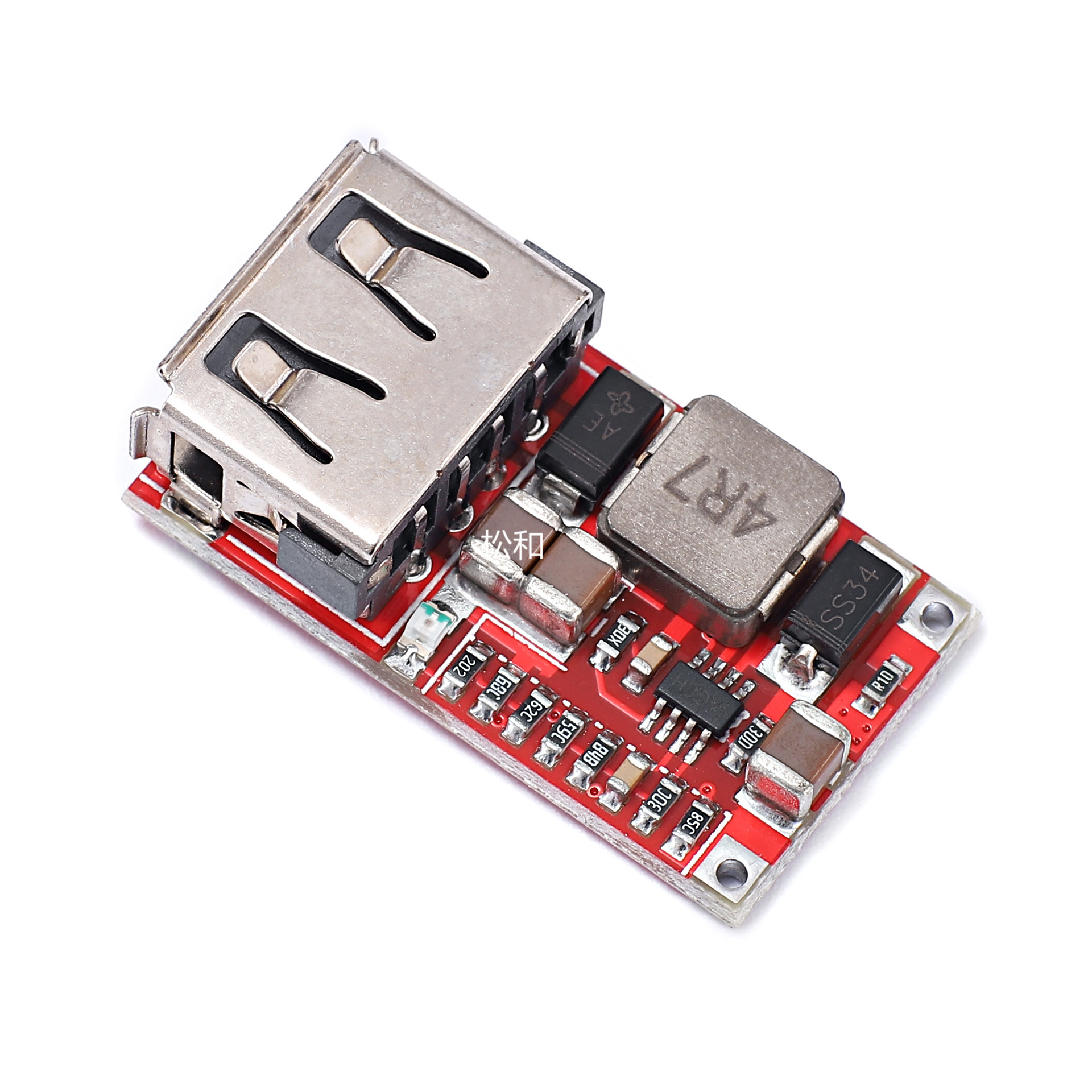 Mạch nguồn giảm áp dc mini 5v3a cổng usb