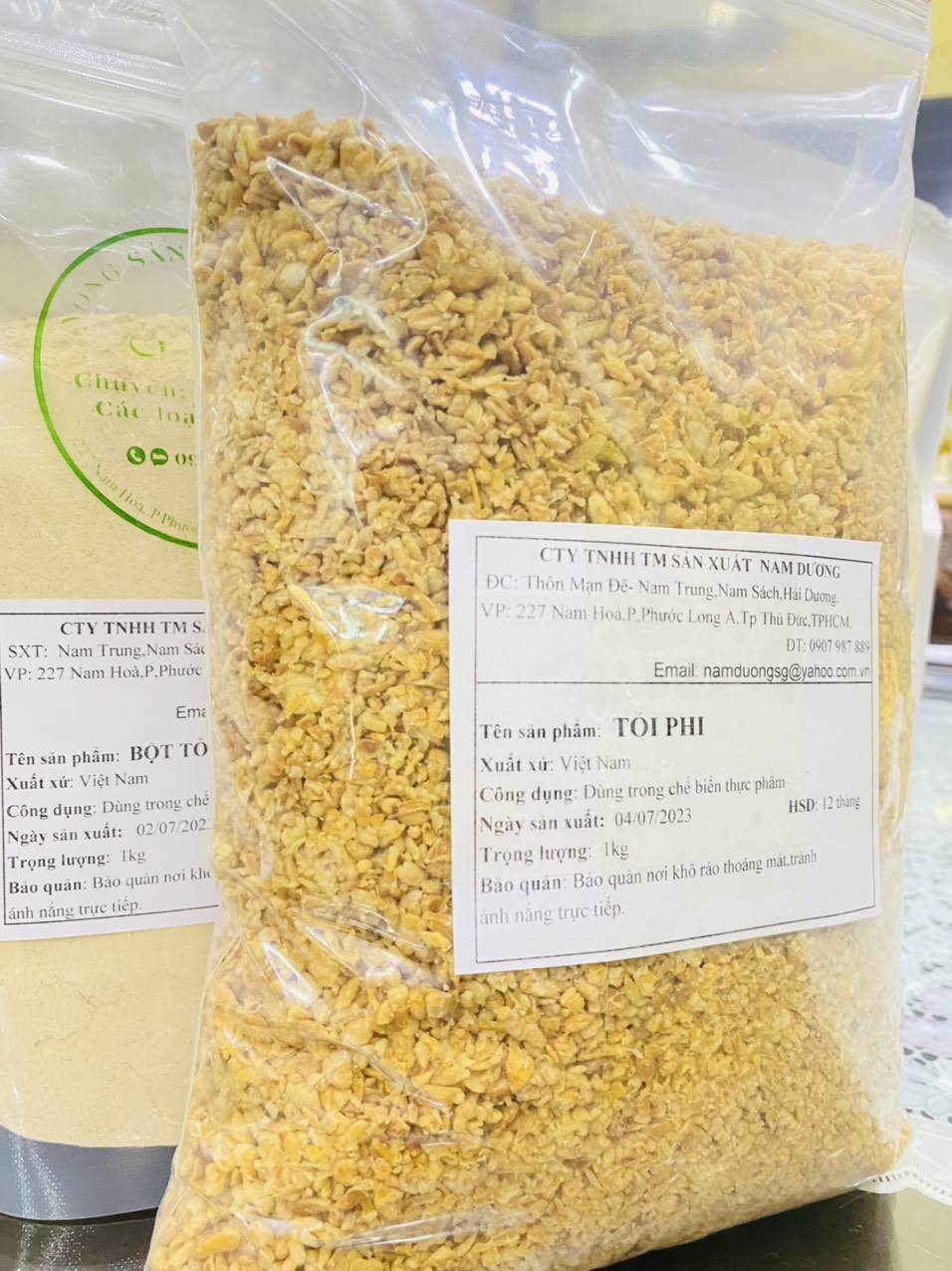 Tỏi phi thơm giòn