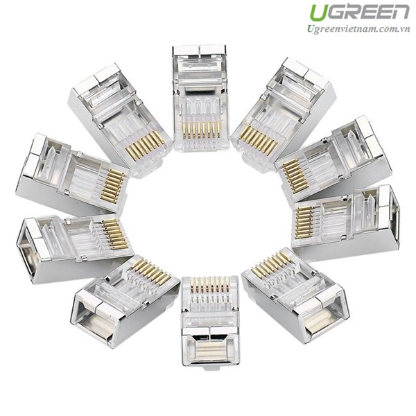 Hạt mạng RJ45 Cat6 50c/túi  Ugreen 50247 cao cấp