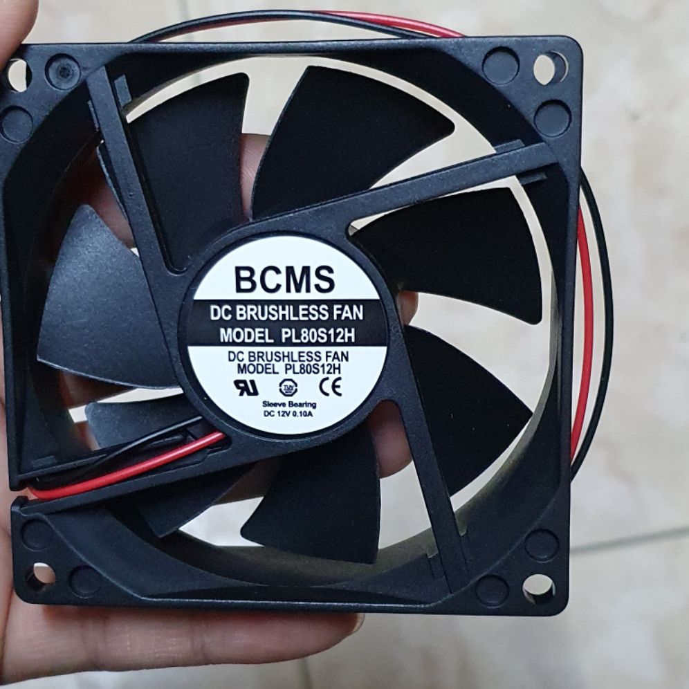 Quạt tản nhiệt 8×8 dòng 12 vôn