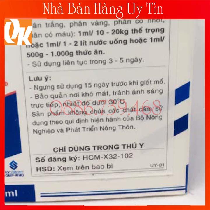 Flosal D 10ml 1 chai trị khò khè sổ mũi cho gà đá