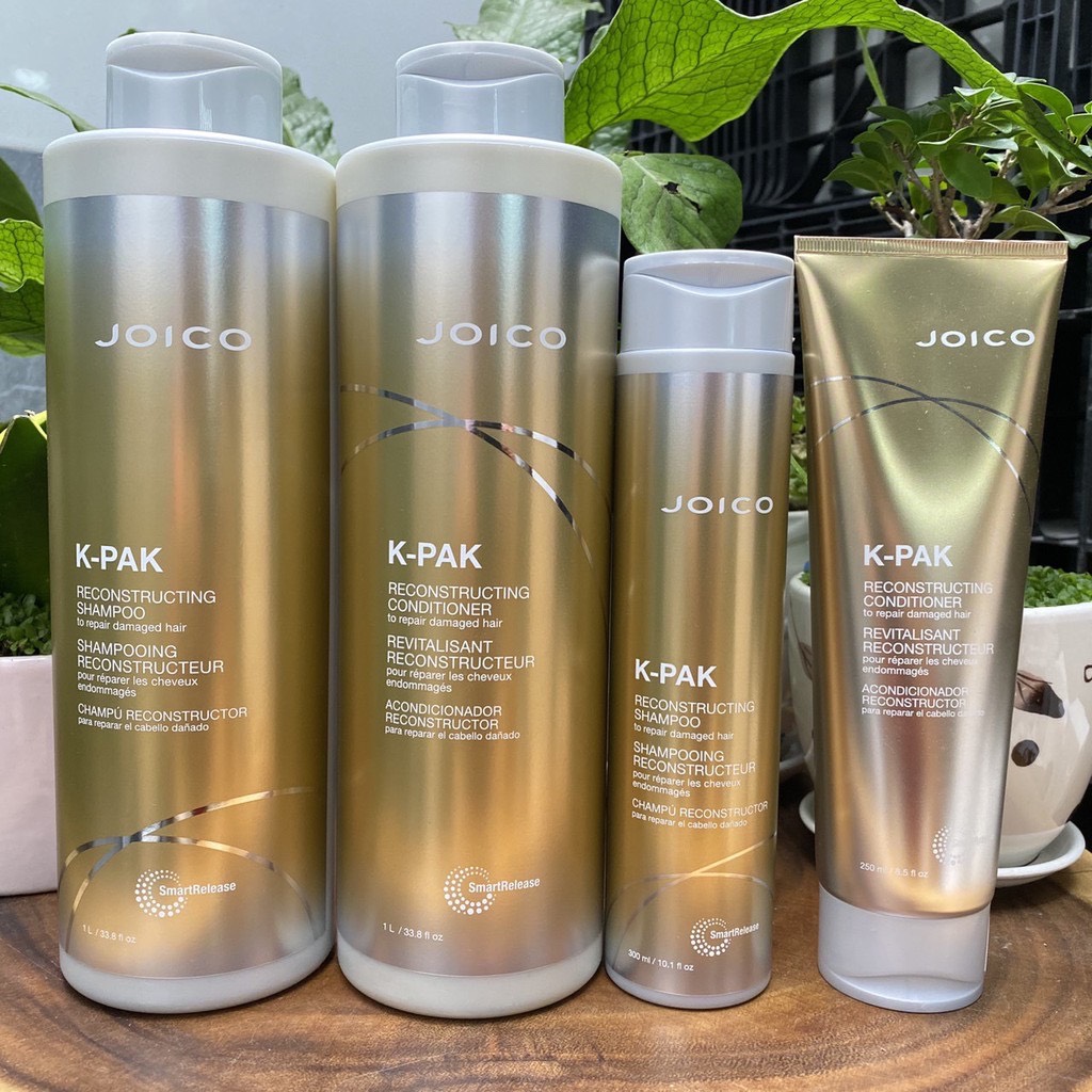 Cặp gội xả phục hồi tóc hư tổn Joico K-Pak Reconstructing 1000mlx2