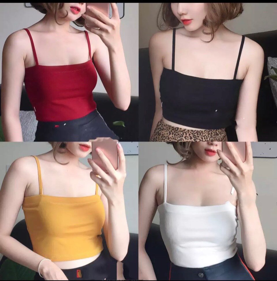 Áo 2 dây ngang tivi , áo 2 dây sợi bún