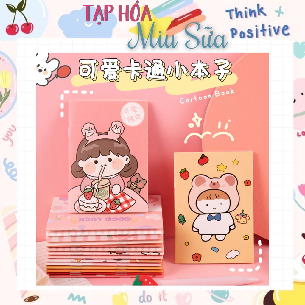 Sổ A7 mini cute dễ thương cực phẩm xinh xỉu - MiuSua