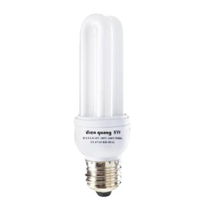 Bóng Compact, bóng huỳnh quang, bóng U 8W Điện Quang ( Ánh sáng trắng ) - Điện Việt