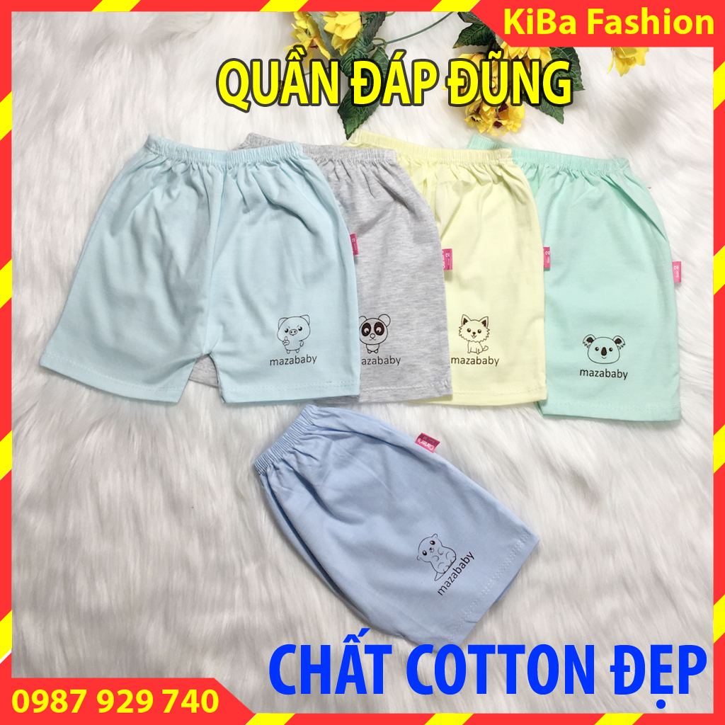 Set 5 quần đùi chục in mông loại đẹp chất cotton 100% mềm mịn cho bé trai/ gái 3-14kg - qđ -hma0800 / quần chục cho bé / quần đùi chục cho bé trai / quần chục / quần đùi chục cho bé gái
