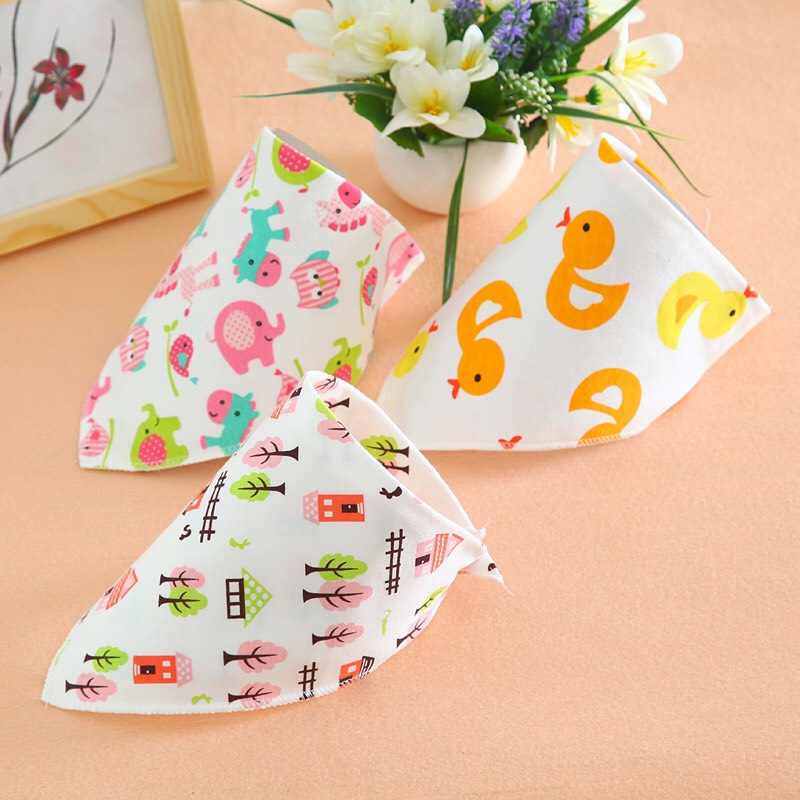 Combo 10 yếm 2 lớp cho bé từ sơ sinh đến 5 tuổi
