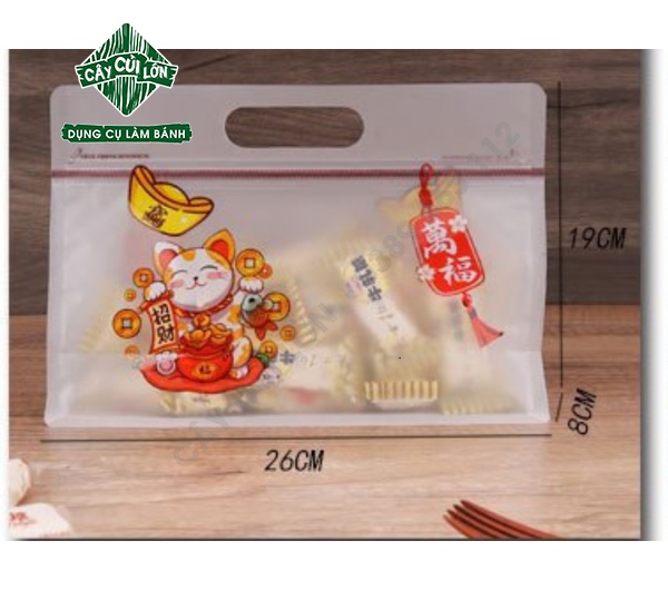 Set 5 Túi Zip Lucky Cat