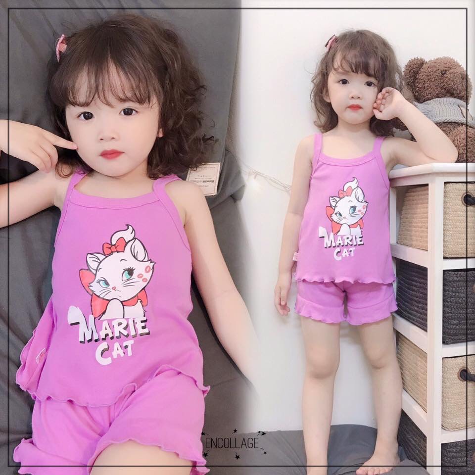 [HCM]Set bộ bé gái - Bộ 2 dây hình thú