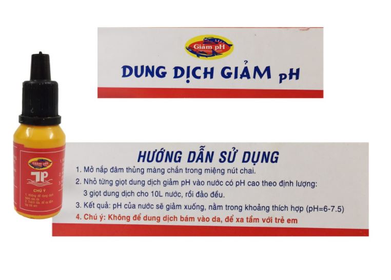 Dung dịch tăng / giảm pH cho hồ cá cảnh