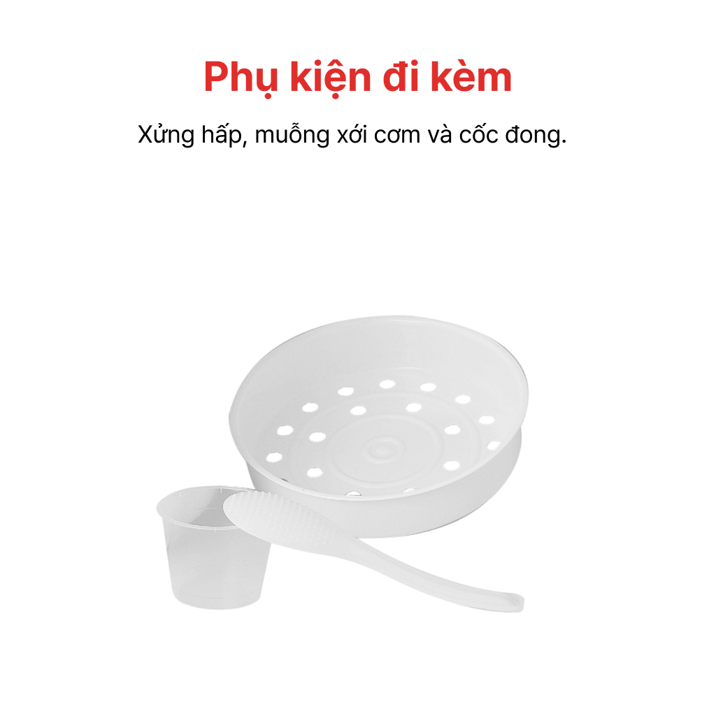 Nồi cơm điện tử Happy Cook 1.2L