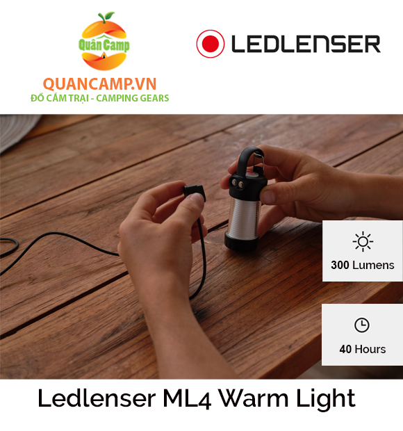 [HCM]Đèn pin cắm trại Ledlenser Ml4