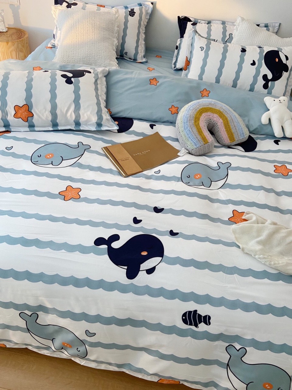 Set chăn ga gối Cotton Poly Hàn quốc O18