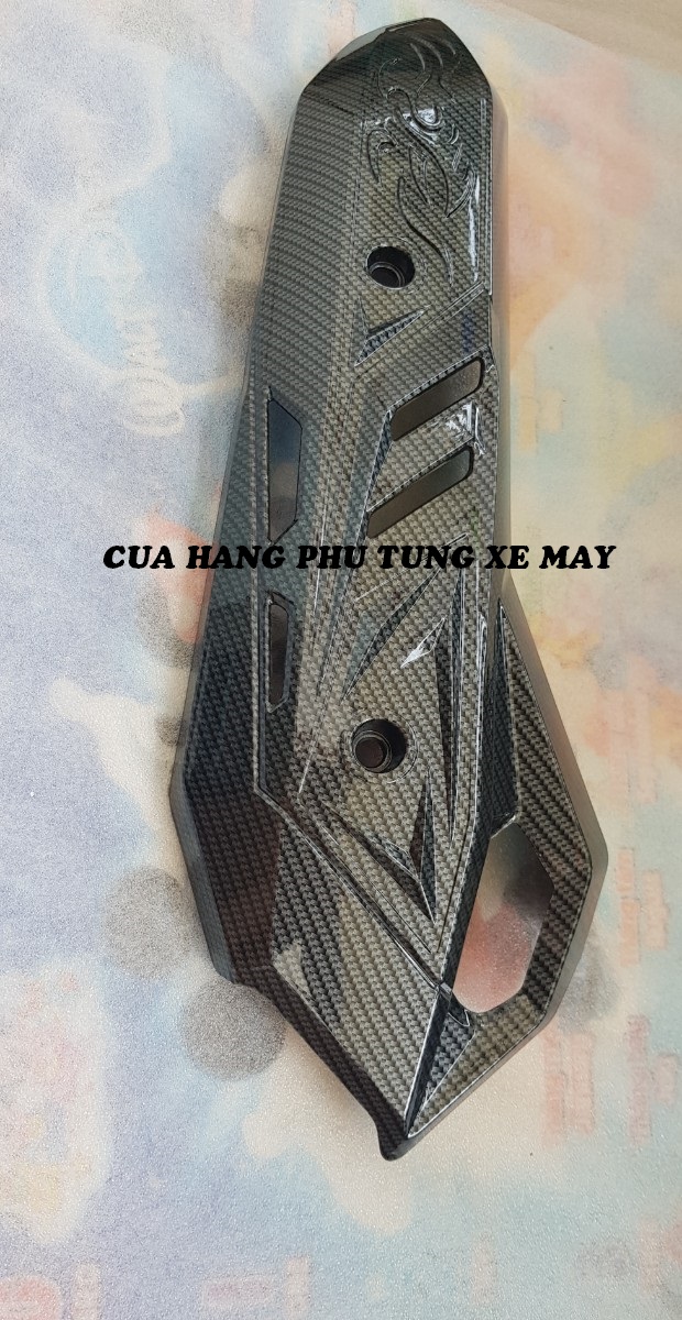 Ốp pô gắn xe AirBlade 2020 cacbon xịn, bền, đẹp