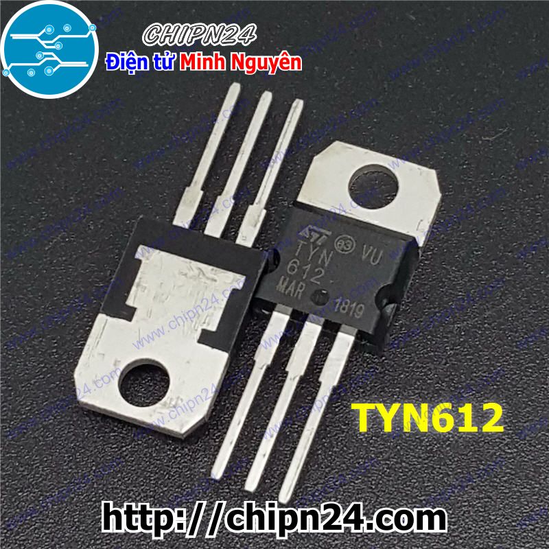 [2 con] (KT1) Triac SCR TYN612 TO-220 12A 600V