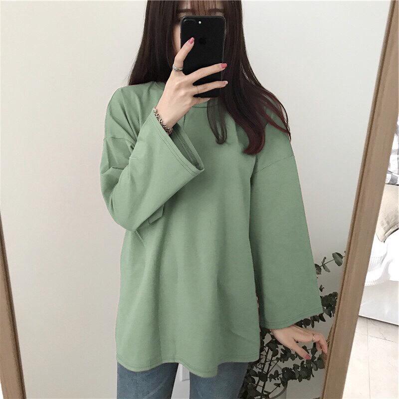 ÁO THUN NỮ FORM RỘNG TAY DÀI nuna