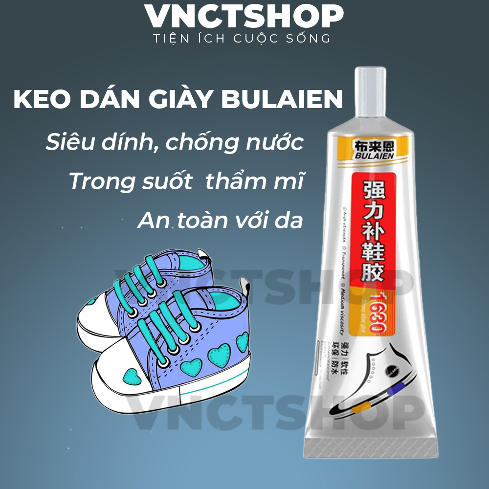 Keo dán giày thể thao siêu dính chắc Bulaien, keo dán đế giầy vải dép da chuyên dụng đa năng