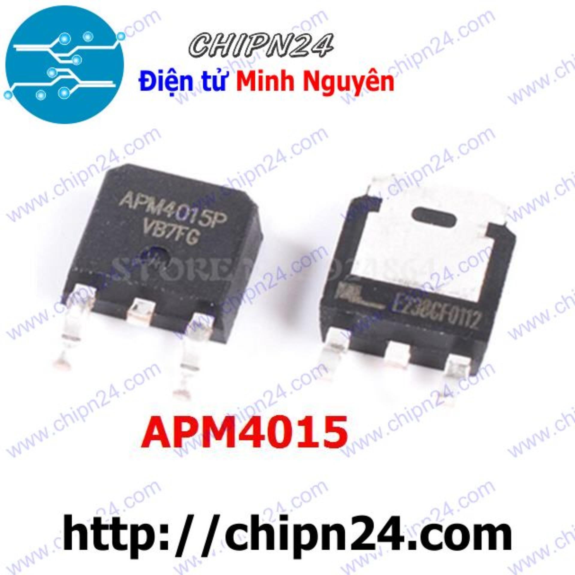 [2 con] (SOP) Mosfet Dán APM4015 TO-252 45A 40V Kênh P (SMD Dán) (APM4015N 4015)