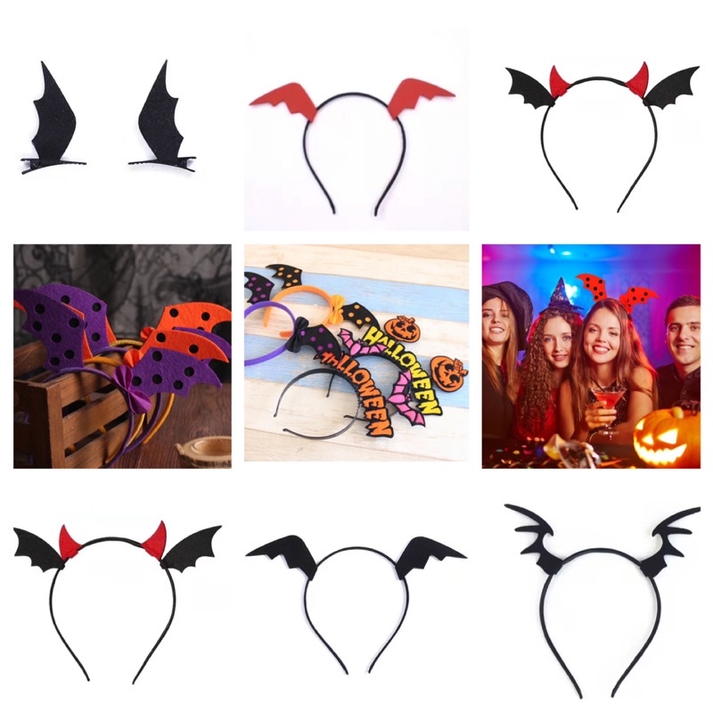 Bờm cánh dơi, bờm halloween mẫu mới