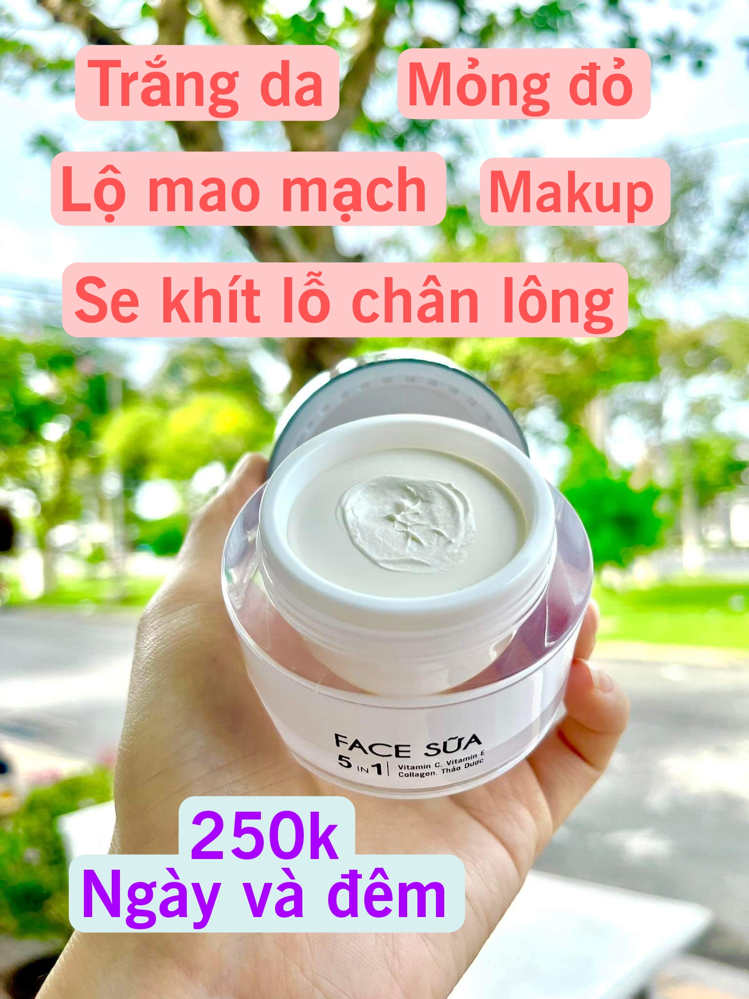 Kem FACE SỮA Cô gái núi