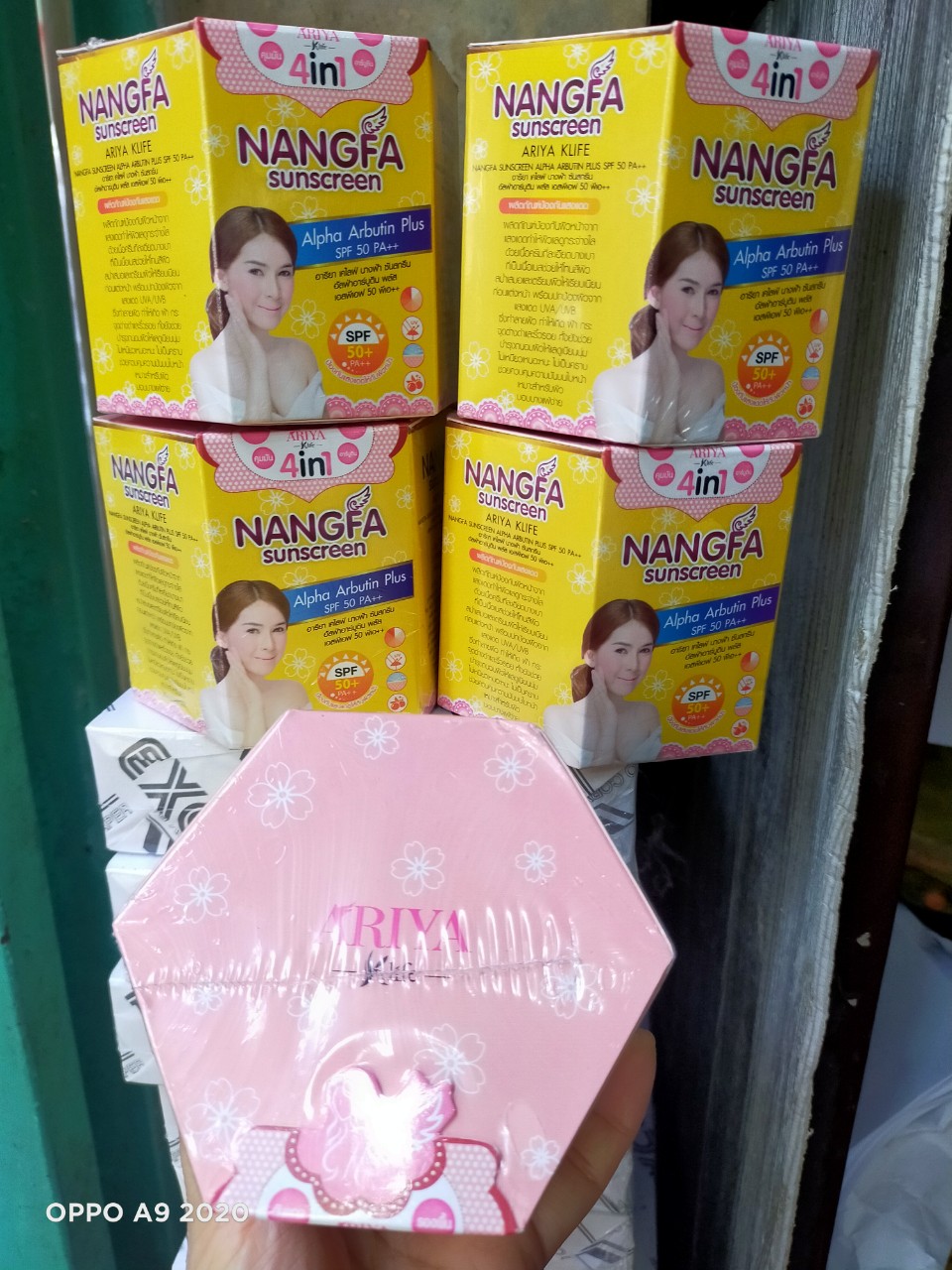 kem chống nắng nangfa size lớn 20g thái lan