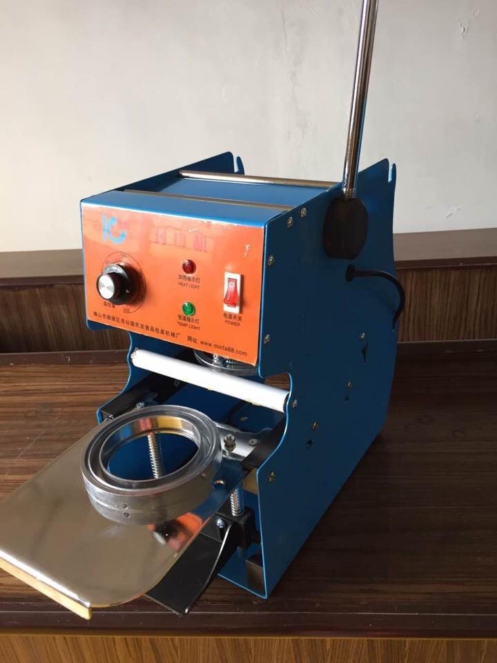 Máy Dập Miệng Ly, Máy Dán Màng Cốc IC - 27