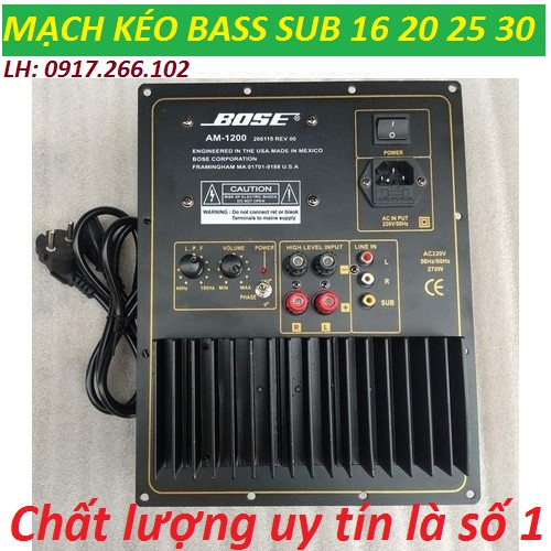Mạch công suất loa sub loa siêu trầm boss - 2 sò to - mạch sub điện