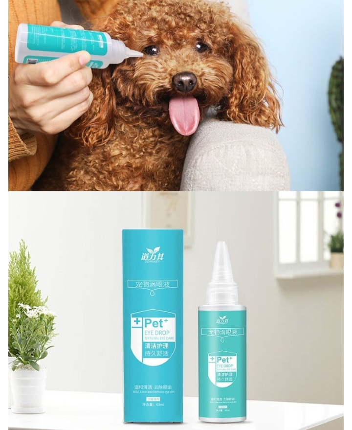 Nhỏ mắt cho chó mèo Dorrikey chai lớn 60ml