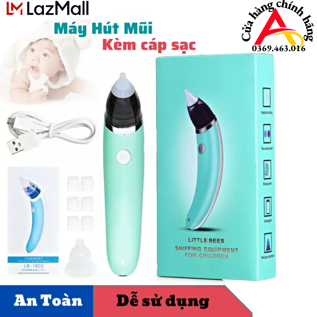 [HCM]Máy Hút Mũi trẻ em ICHIKO Nhật Bản (an toàn cho bé 5 mức hút)