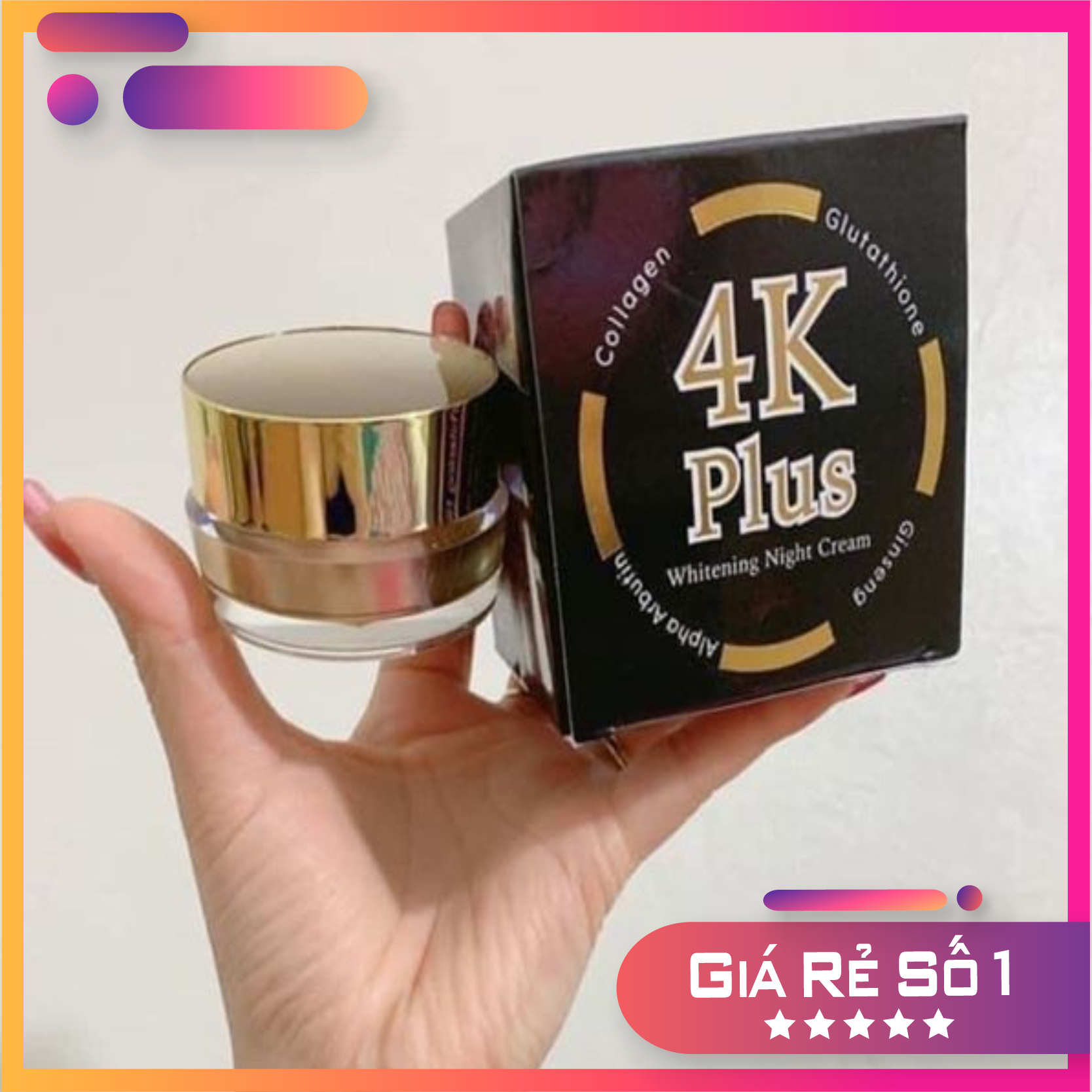 [giá sốc 1 ngày ] Kem dưỡng da 4k Plus thái lan