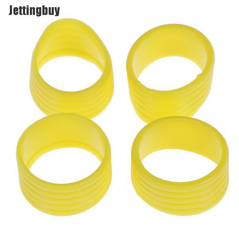 Jettingbuy 4 Cái Kẹp Vòng Cao Su Cho Vợt Tennis Vòng Cao Su Tay Cầm Co Giãn Co Giãn