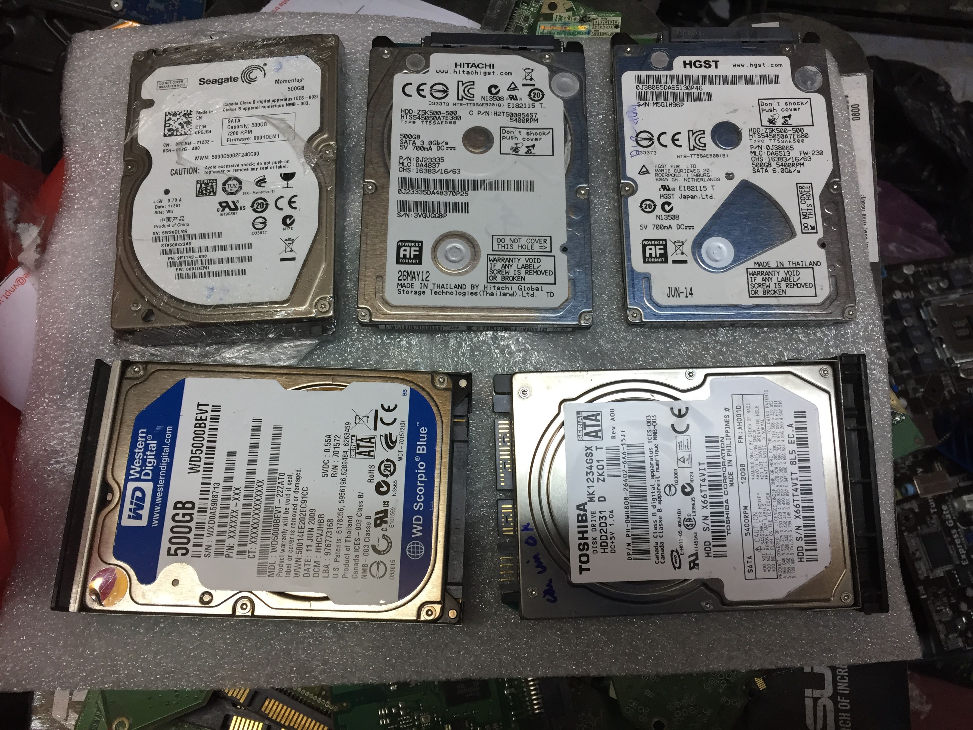 Ổ Cứng HDD Laptop chuẩn SATA 500G Caution Kĩ Thuật