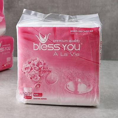 Khăn giấy ăn Bless You - giấy ăn cao cấp THIỆN PHƯỚC