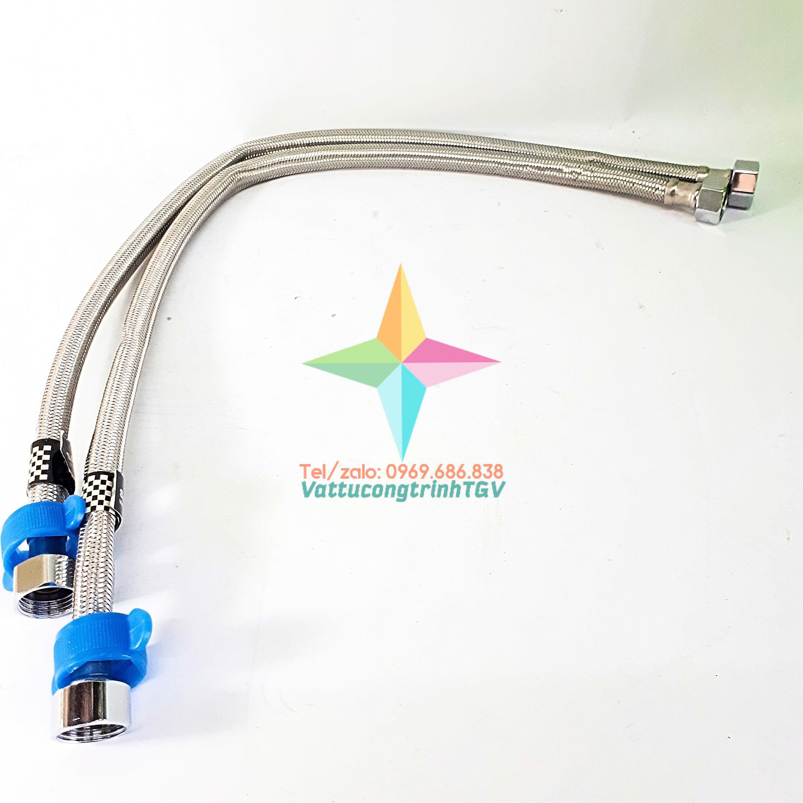 Đôi dây cấp Inox mềm bình nóng lạnh