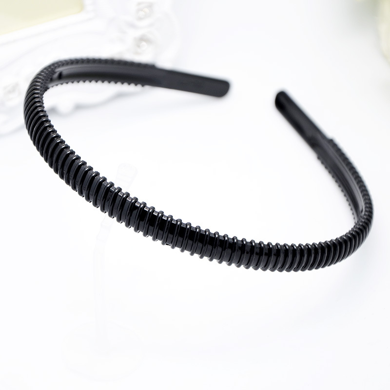 Bờm cài tóc nam nữ unisex nhựa mẫu mới BN82 vân ngang