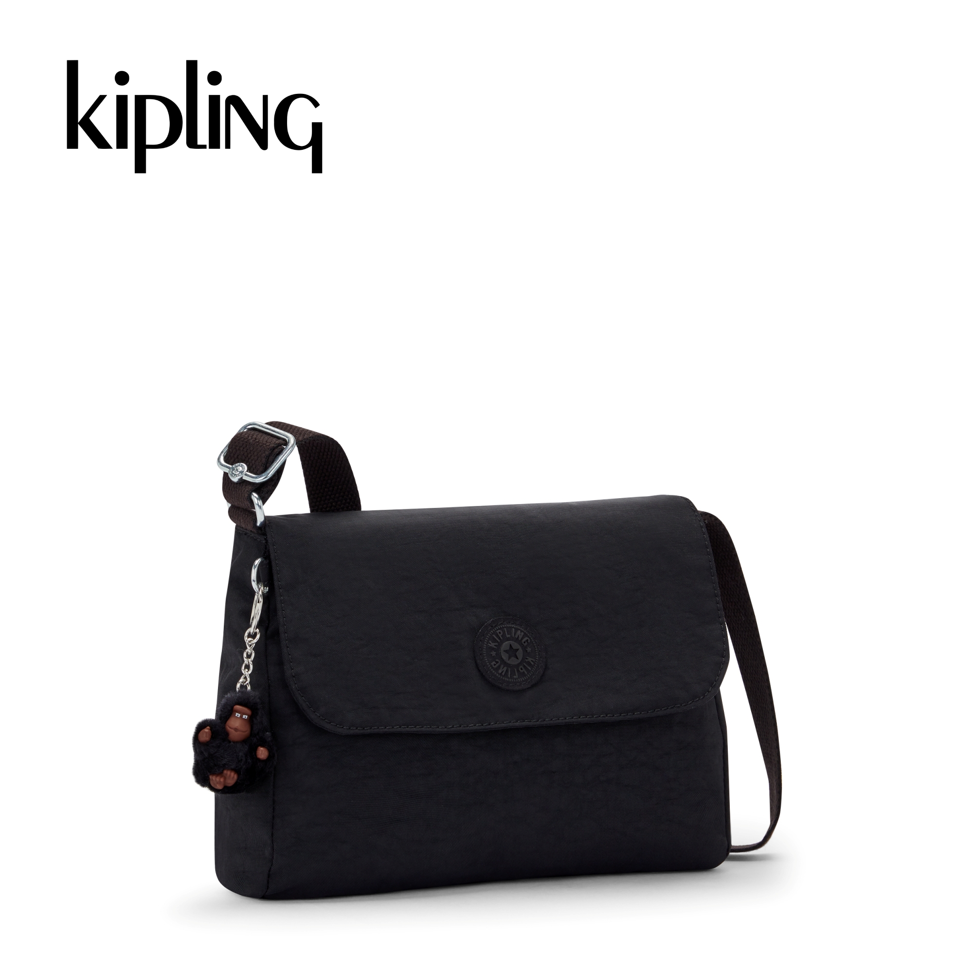 Kipling Túi Đeo Chéo Melillo - Black Tonal/ Perri Blue - HUKI2105