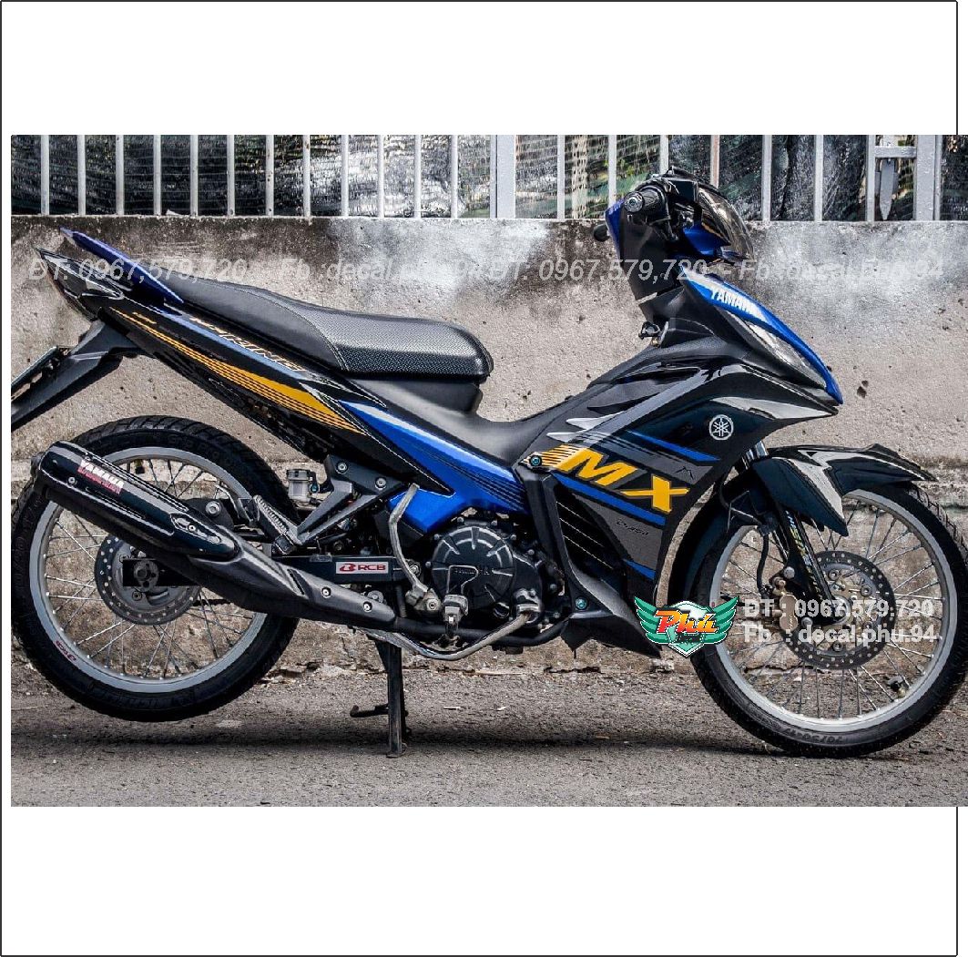 Tem rời ex 135 mx xanh đen