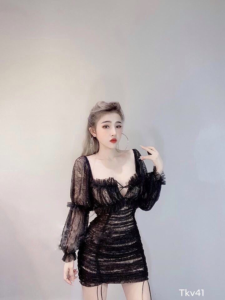 [HCM]Đầm ren body quyến rũ