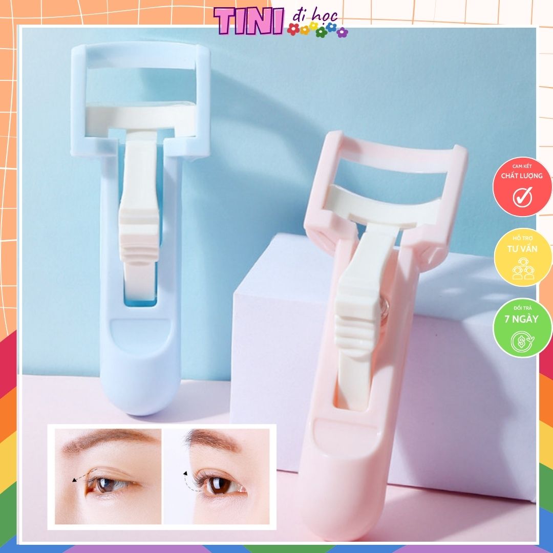 Kẹp bấm uốn mi, nhấn mi mắt nhựa tini đi học kepminhua15