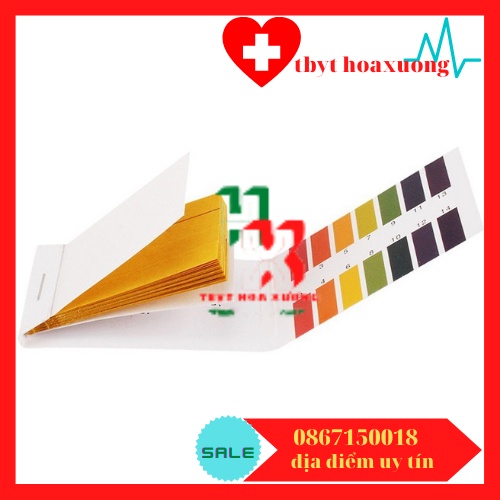 [1 Hộp 20 Tệp ] Giấy Quỳ Tím Thử Độ pH Thang Đo Từ 1 Đến 14
