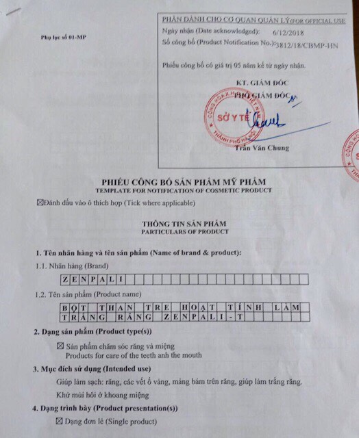 [HCM]Zenpali Bột Than Tre Trắng Răng [Chuẩn Cty]