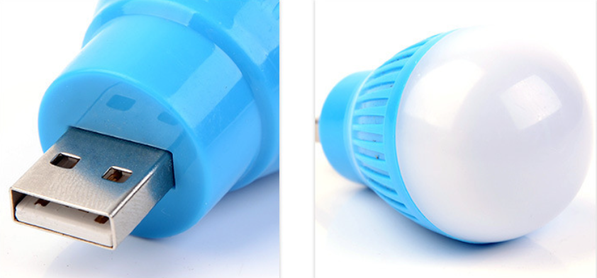 Bóng đèn tròn led usb mini