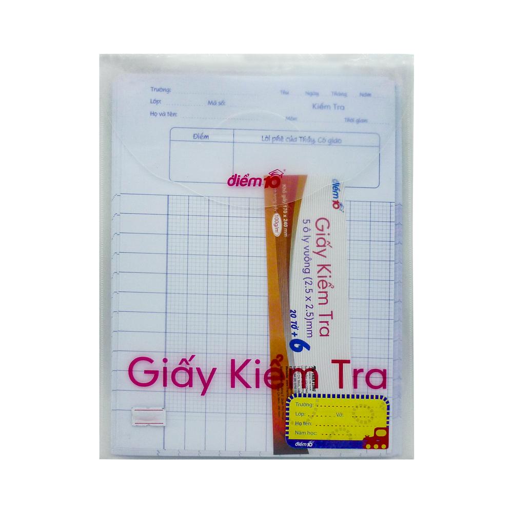 [HCM]Tập Kiểm Tra 4 Ô Ly ( Định Lượng 100)