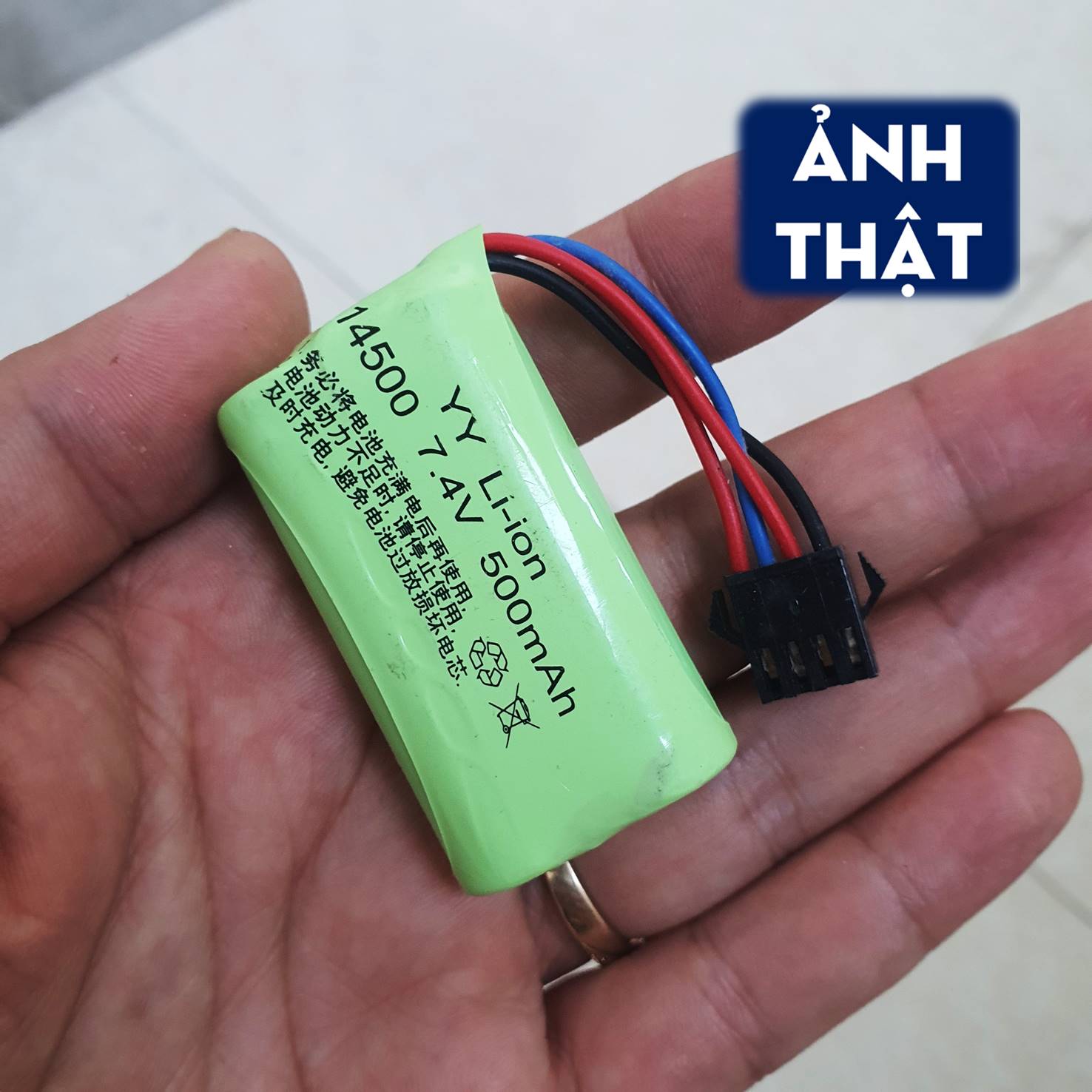 Pin Sạc Lithium 7.4V Cổng SM-4P 14500