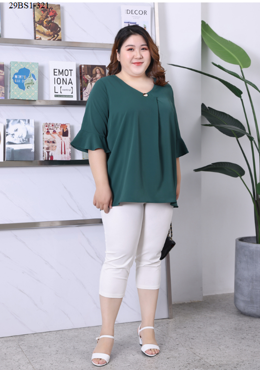 áo kiểu tay lỡ đơn giản bigsize