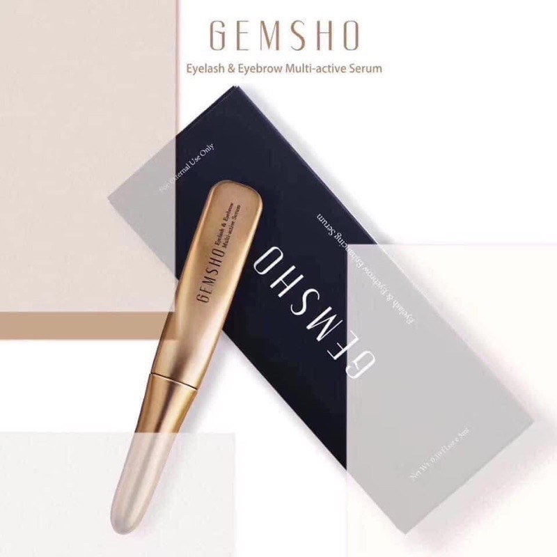 [USA] Serum Dưỡng Mi Dài và Dày Gemsho Eyelash & Eyebrow