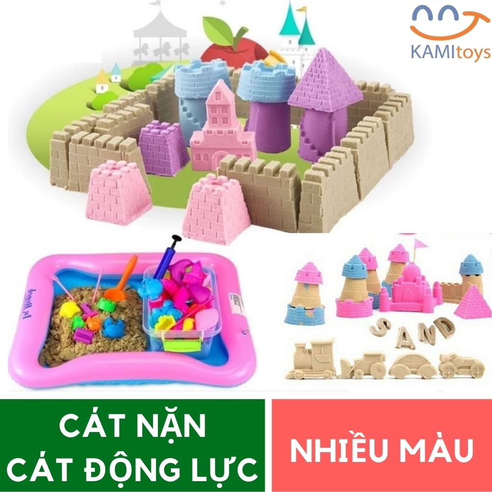 Bộ đồ chơi khuôn tạo hình Cung điện Cát động lực vi sinh an toàn cho trẻ