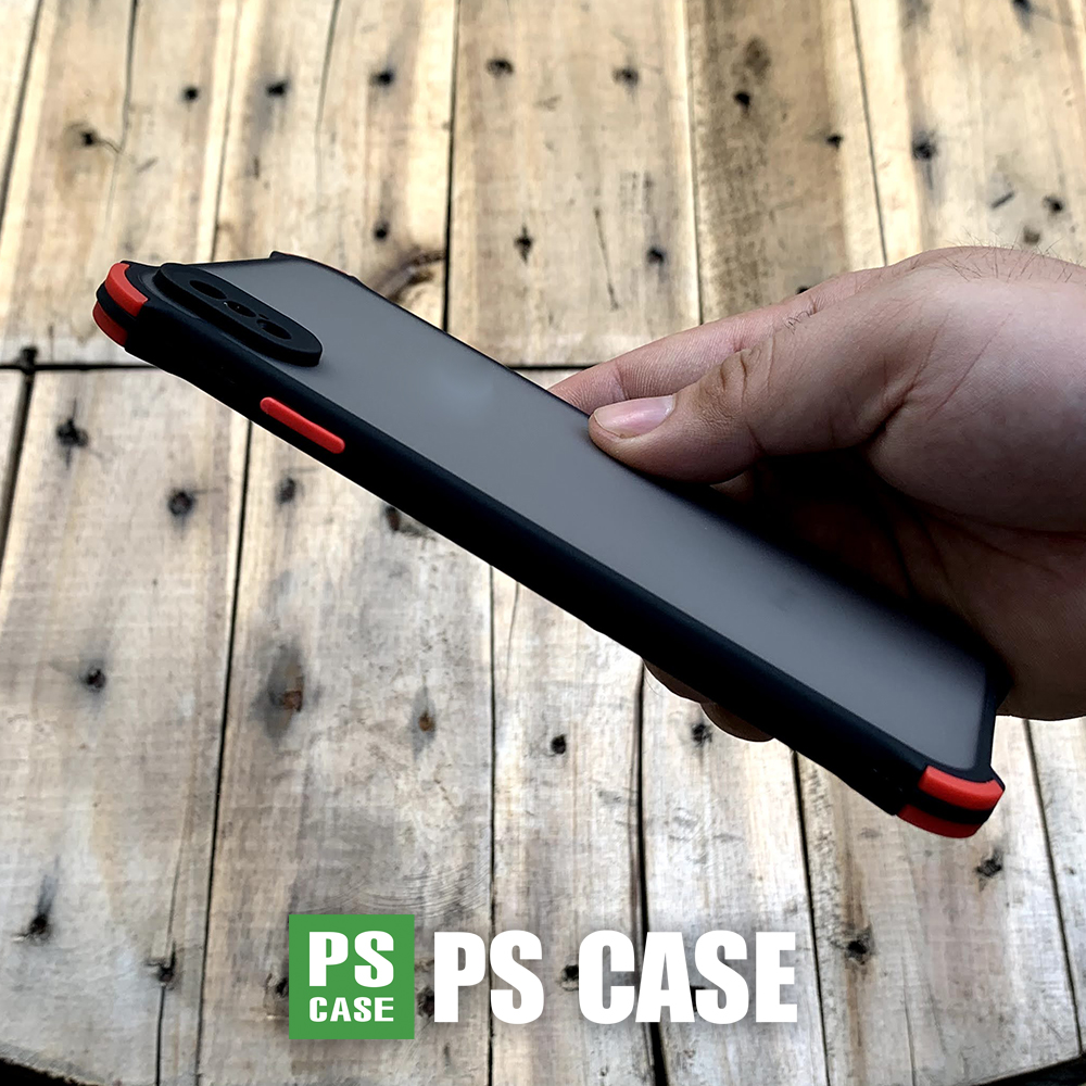Ốp lưng chống sốc toàn phần màu đen dành cho iPhone XS MAX