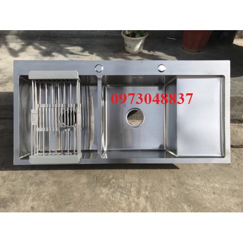 Chậu rửa chén bát KOREA SUS 304 2 hố bàn